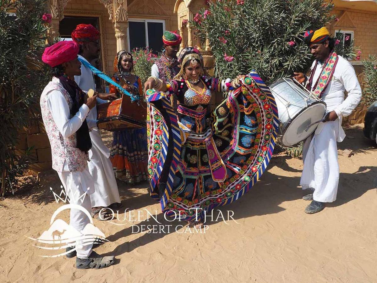 فندق Queen Of Thar Desert Camp Sām المظهر الخارجي الصورة